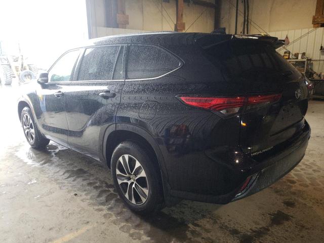 5TDGZRBH9MS526562 - 2021 TOYOTA HIGHLANDER XLE BLACK photo 2