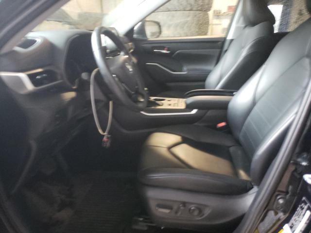 5TDGZRBH9MS526562 - 2021 TOYOTA HIGHLANDER XLE BLACK photo 7