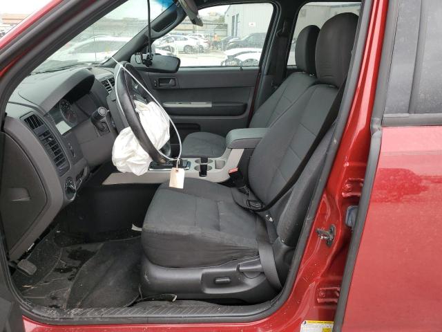 1FMCU9DG1BKC12194 - 2011 FORD ESCAPE XLT RED photo 7