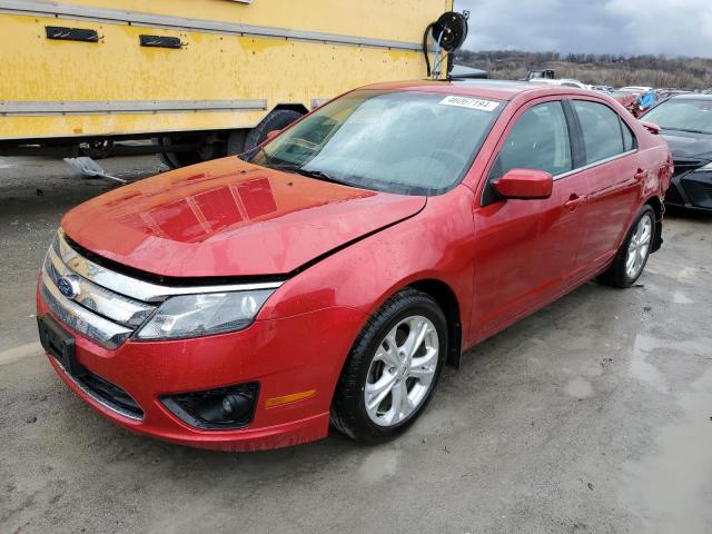 3FAHP0HA4CR237760 - 2012 FORD FUSION SE RED photo 1