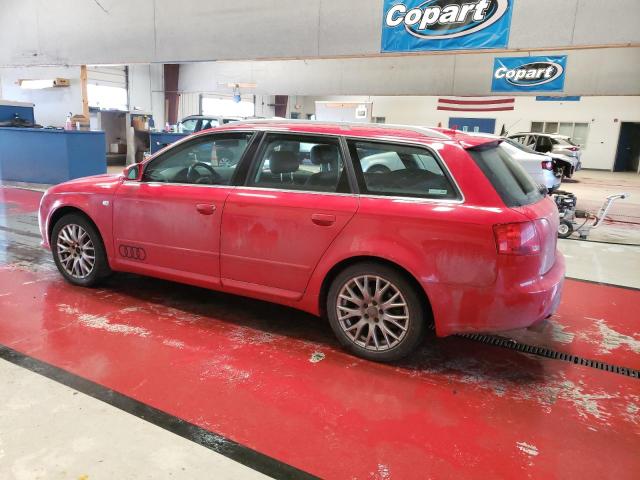 WAUKF78E48A168159 - 2008 AUDI A4 2.0T AVANT QUATTRO RED photo 2