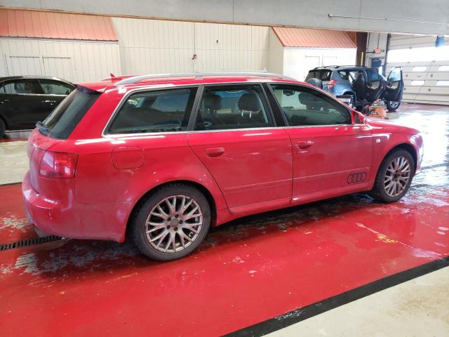 WAUKF78E48A168159 - 2008 AUDI A4 2.0T AVANT QUATTRO RED photo 3