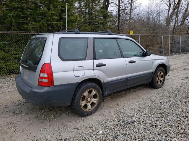 JF1SG63685H753958 - 2005 SUBARU FORESTER 2.5X SILVER photo 3