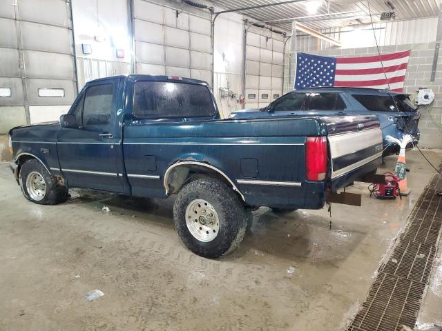 1FTEF15N3SNA40349 - 1995 FORD F150 BLUE photo 2