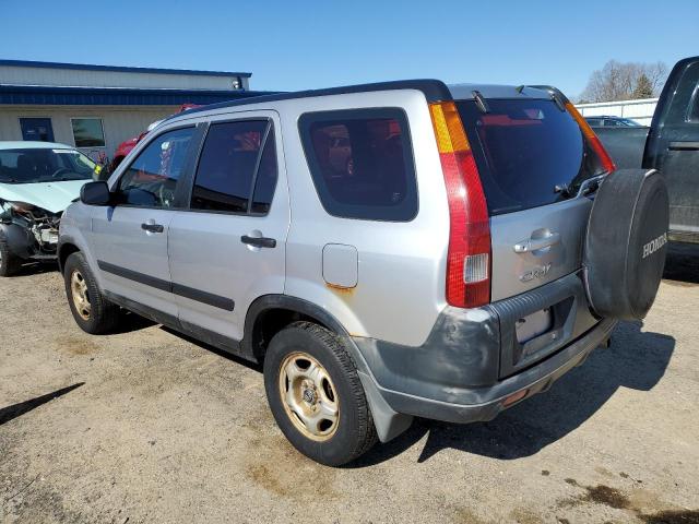 JHLRD78454C026497 - 2004 HONDA CR-V LX SILVER photo 2