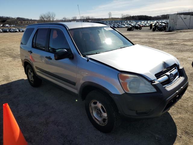 JHLRD78454C026497 - 2004 HONDA CR-V LX SILVER photo 4