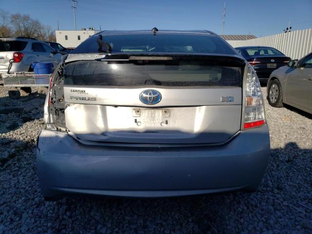 JTDKN3DUXA0069174 - 2010 TOYOTA PRIUS SILVER photo 6