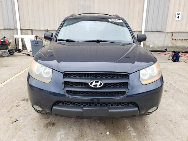 5NMSH13E69H287825 - 2009 HYUNDAI SANTA FE SE BLUE photo 5