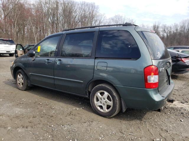 JM3LW28Y810195842 - 2001 MAZDA MPV WAGON GREEN photo 2