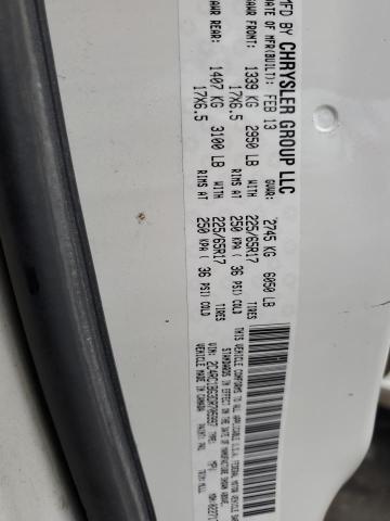 2C4RC1BG3DR705997 - 2013 CHRYSLER TOWN & COU TOURING თეთრი ფოტო 13