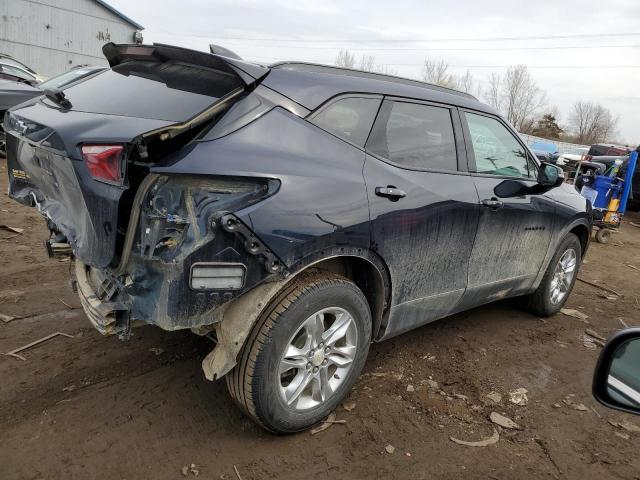 3GNKBBRA0LS694414 - 2020 CHEVROLET BLAZER 1LT BLUE photo 3