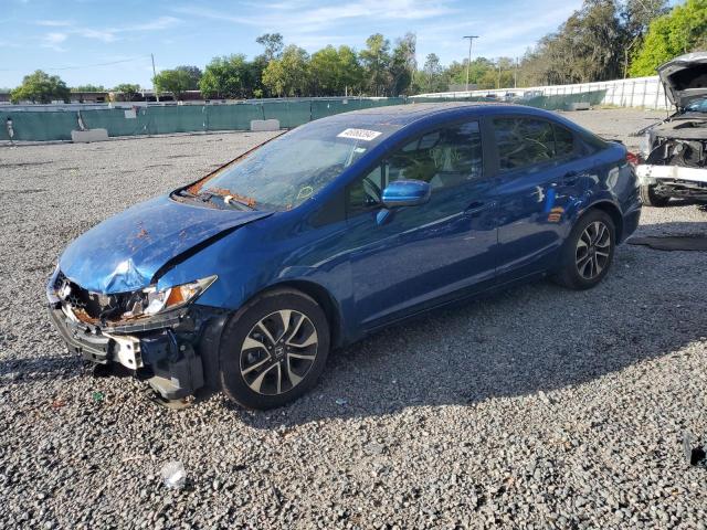 19XFB2F88FE002804 - 2015 HONDA CIVIC EX BLUE photo 1