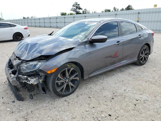 2HGFC2F8XKH595594 - 2019 HONDA CIVIC SPORT 灰色 照片 1