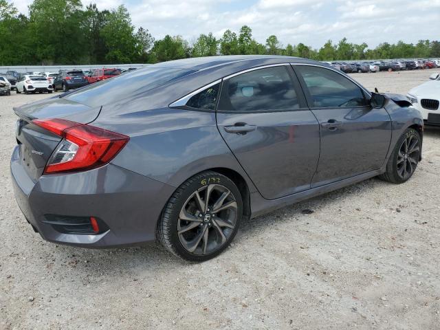 2HGFC2F8XKH595594 - 2019 HONDA CIVIC SPORT 灰色 照片 3
