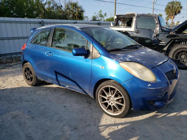 JTDJT923975094920 - 2007 TOYOTA YARIS BLUE photo 4