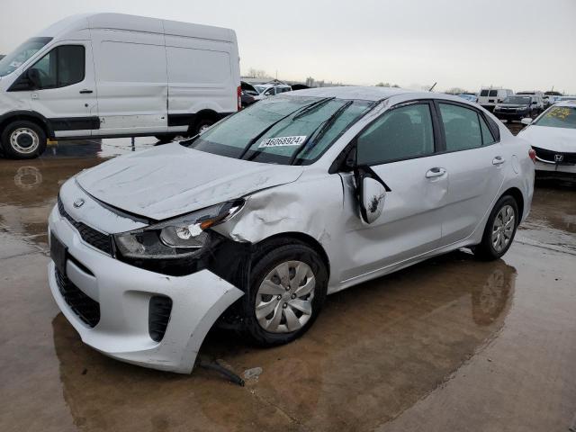 3KPA24AB9JE086293 - 2018 KIA RIO LX SILVER photo 1