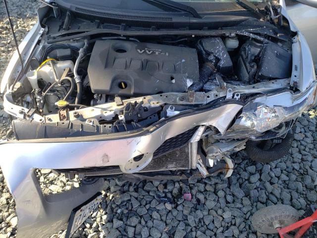 JTDBL40E199053608 - 2009 TOYOTA COROLLA BASE SILVER photo 11