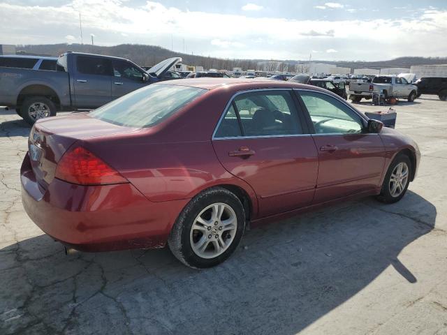 1HGCM56326A107748 - 2006 HONDA ACCORD SE MAROON photo 3