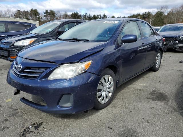 2T1BU4EE9DC953584 - 2013 TOYOTA COROLLA BASE BLUE photo 1