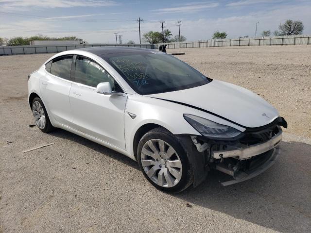 5YJ3E1EA5LF597772 - 2020 TESLA MODEL 3 WHITE photo 4