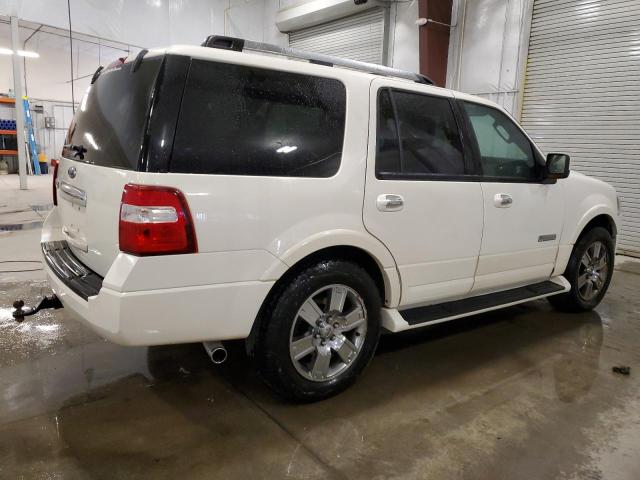 1FMFU20567LA49813 - 2007 FORD EXPEDITION LIMITED WHITE photo 3