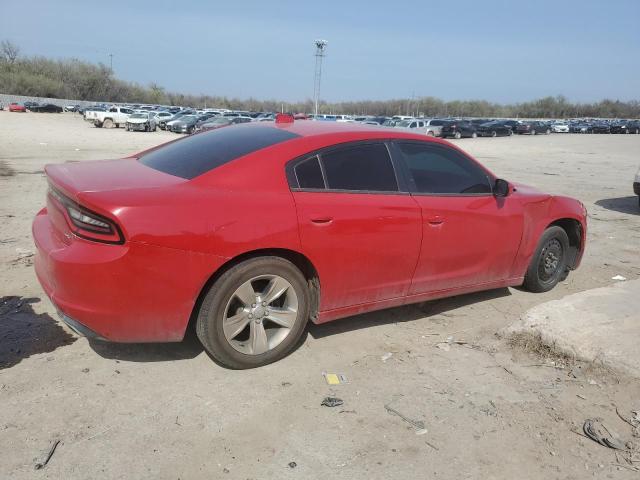 2C3CDXHG6FH824637 - 2015 DODGE CHARGER SXT RED photo 3