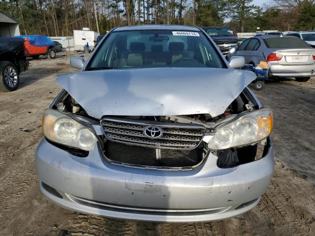 2T1BR32E35C468715 - 2005 TOYOTA COROLLA CE SILVER photo 5