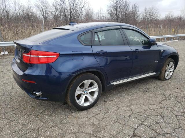 5UXFG2C50CL781080 - 2012 BMW X6 XDRIVE35I BLUE photo 3