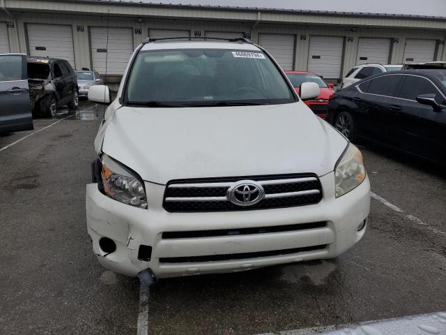 JTMBD31V875111448 - 2007 TOYOTA RAV4 LIMITED WHITE photo 5