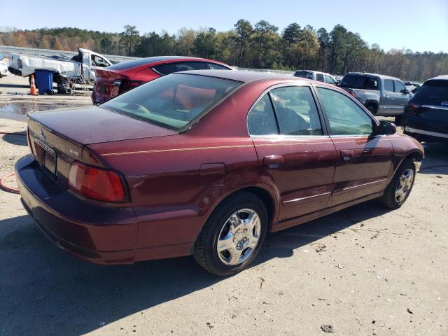 4A3AA46G13E173561 - 2003 MITSUBISHI GALANT ES RED photo 3