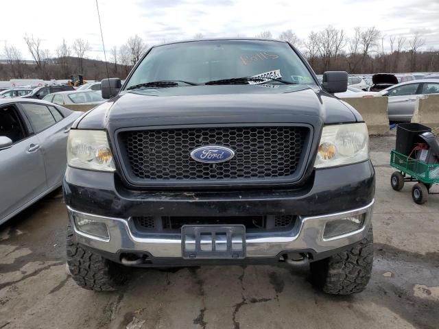 1FTPW14525KF07664 - 2005 FORD F150 SUPERCREW BLACK photo 5