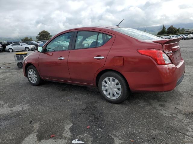 3N1CN7AP7KL864135 - 2019 NISSAN VERSA S RED photo 2