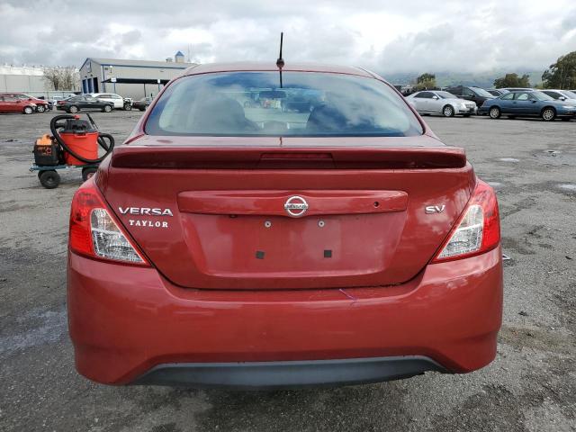 3N1CN7AP7KL864135 - 2019 NISSAN VERSA S RED photo 6