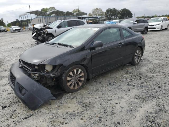 2HGFG12999H505620 - 2009 HONDA CIVIC EXL BLACK photo 1