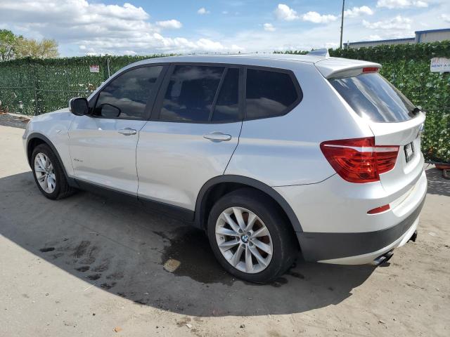 5UXWX9C53D0A27976 - 2013 BMW X3 XDRIVE28I SILVER photo 2