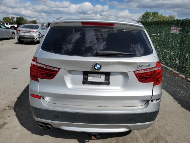 5UXWX9C53D0A27976 - 2013 BMW X3 XDRIVE28I SILVER photo 6