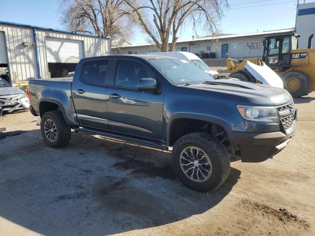1GCGTEEN3K1129211 - 2019 CHEVROLET COLORADO ZR2 BLUE photo 4