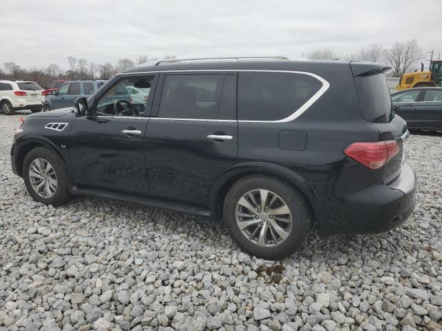 JN8AZ2NE2F9087631 - 2015 INFINITI QX80 BLACK photo 2