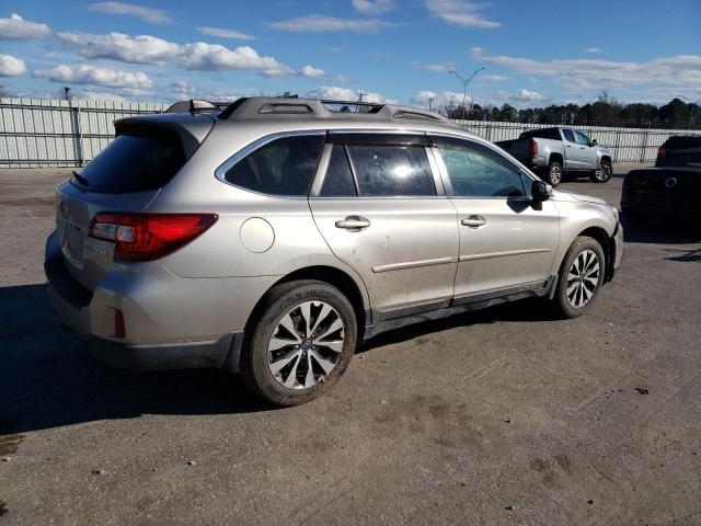 4S4BSBNC1G3216462 - 2016 SUBARU OUTBACK 2.5I LIMITED SILVER photo 3