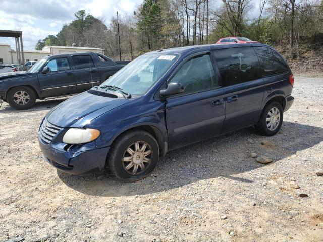 1A4GP45R16B690437 - 2006 CHRYSLER TOWN & COU BLUE photo 1
