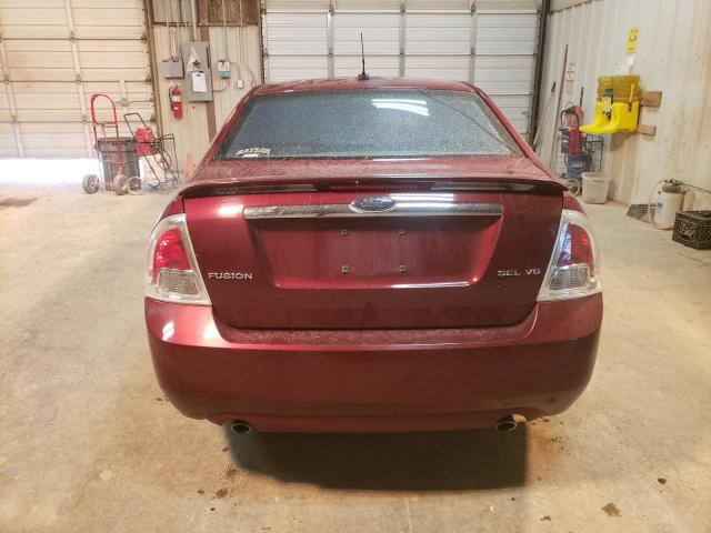 3FAHP08187R156928 - 2007 FORD FUSION SEL BURGUNDY photo 6