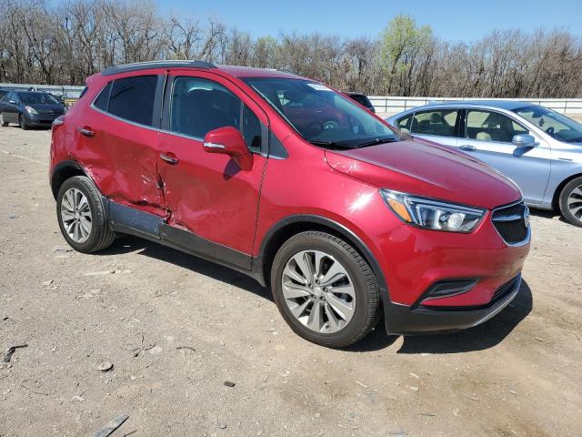 KL4CJASB7KB782989 - 2019 BUICK ENCORE PREFERRED RED photo 4