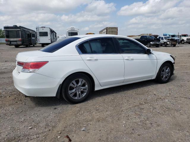 1HGCP2F61CA136587 - 2012 HONDA ACCORD SE WHITE photo 3