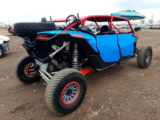 3JBVNAV47LK000358 - 2020 CAN-AM MAVERICK X RS TURBO RR BLUE photo 4