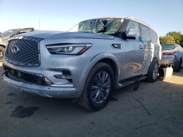 JN8AZ2AF6M9715718 - 2021 INFINITI QX80 LUXE SILVER photo 1