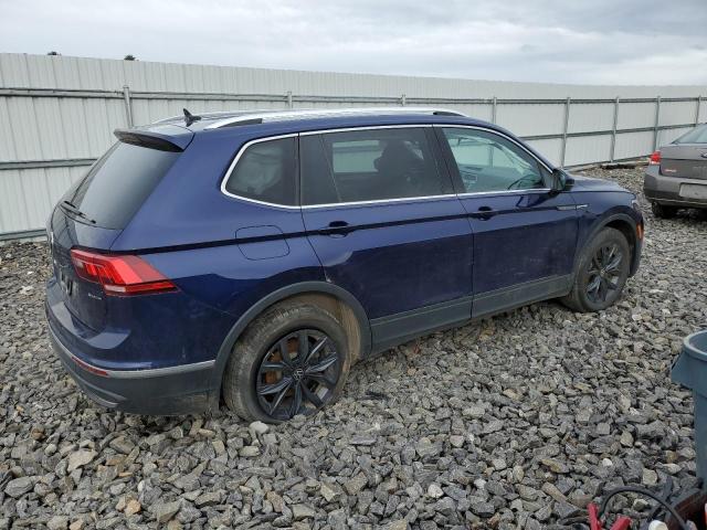 3VV2B7AX6NM096357 - 2022 VOLKSWAGEN TIGUAN SE BLUE photo 3