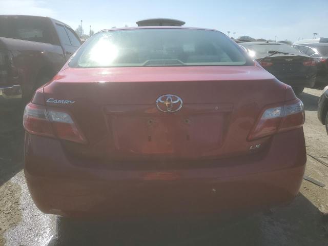 4T1BE46KX7U006333 - 2007 TOYOTA CAMRY CE RED photo 6