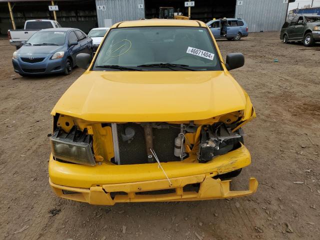 1GCCS196958203711 - 2005 CHEVROLET COLORADO YELLOW photo 5