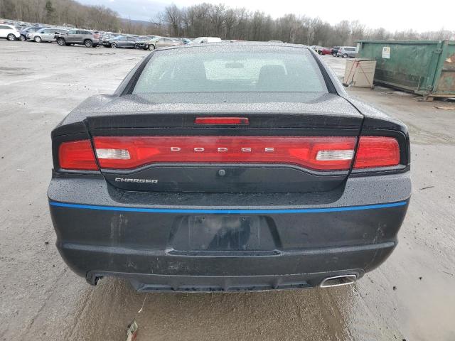2C3CDXAG6DH522854 - 2013 DODGE CHARGER POLICE BLACK photo 6