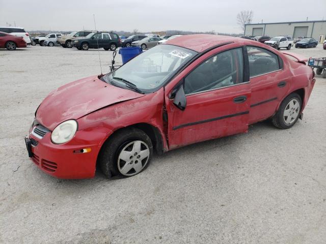 1B3ES26C85D101902 - 2005 DODGE NEON BASE RED photo 1